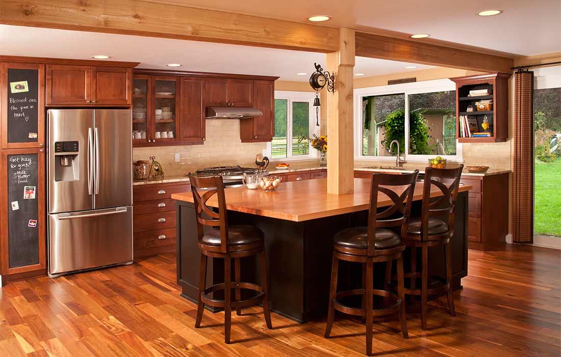 Kitchen remodel black cabinets - Arlington (1) 